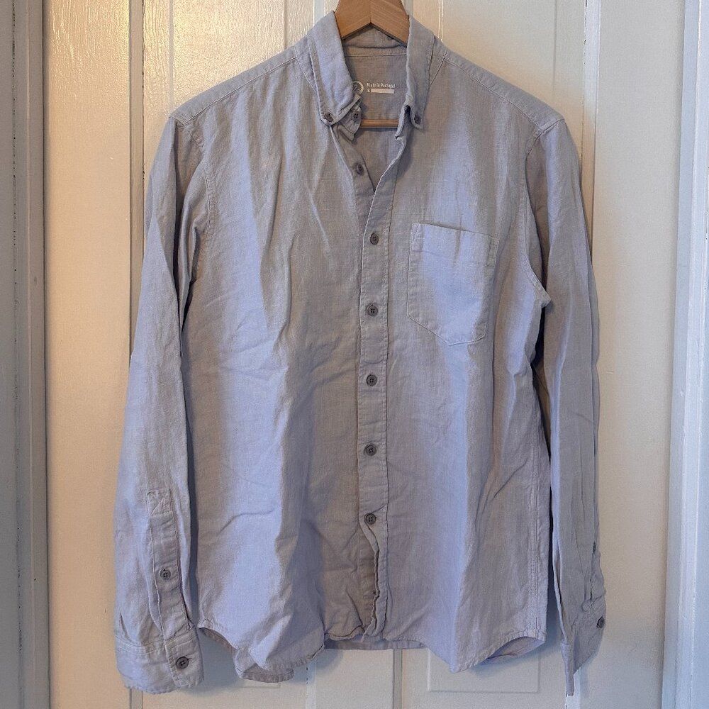 Outlier Northern Ramie Light Blue (slightly stained)